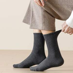 مضاد للبكتيريا محبوك دنة/البوليستر/القطن الصلبة الخريف عارضة الرجال الجوارب طاقم مع شعار الجسم حجم 9-13 - Product Image 5