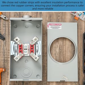 200A 4 Mordazas para Soporte de Medidor / Piezas de Soporte de Medidor de Energía - Product Image 4