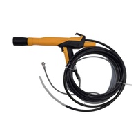 Machine de flocage électrostatique, pistolet applicateur de flocage haute tension pour la production de revêtements de pièces plastiques d'intérieur automobile