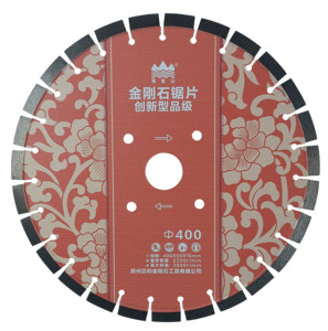420/50/20mm migliori denti segmentati disco da taglio circolare lama diamantata per tagliare la pavimentazione in ciottoli - Product Image 3