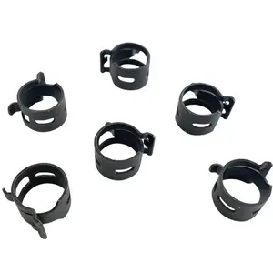 Cheap Price zinc Steel black spring tension band Clip small Spring hole clamp