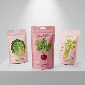 Bolsa de Papel de Aluminio Mylar con Logotipo Impreso Personalizado de Fábrica, Termosellada, para Semillas de Girasol, Vegetales y Frutas, Bolsas de Plástico para Semilleros - Product Image 2
