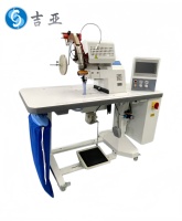 Machine à coudre plate programmable JY-603A, surjeteuse informatisée pour T-shirts, polos, soutiens-gorge, bandes imperméables, moteur