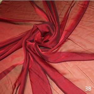 Nhà Máy Trực Tiếp Trọng Lượng Nhẹ 30D Mượt Mềm Hai-Màu Voan Vải 100% Polyester Cho Cô Gái 'Cosplay Giá Trị Tuyệt Vời - Product Image 2