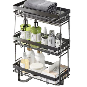 Estante Organizador de Baño de Metal de 3 Niveles, Multifuncional, para Ahorrar Espacio sobre el Inodoro - Product Image 1