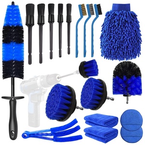 فرشاة تفصيل السيارة فرش نظيفة ، وسادات إسفنجية للتلميع ، حفر - Product Image 2
