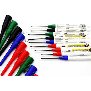 Marcador de Orificios Profundos Personalizado con Eje Metálico Largo y Punta Reemplazable, Ideal para Carpinteros, Instaladores y Fabricantes de Muebles - Product Image 1