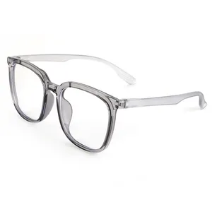 光学框架TR90块蓝光眼镜女性品牌专业制造商时尚复古方形蓝光眼镜