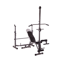 Rack à Squats Réglable à Traction Haute, Banc de Musculation Multifonctionnel, Équipement d'Entraînement de Musculation, Acier Métallique CFT