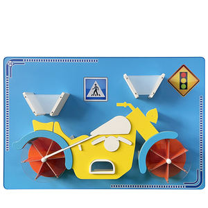 屋内用サンドピットプレイセンター機器子供用プラスチック製の砂プールおもちゃウォールボード活動遊具 - Product Image 4