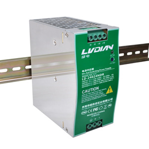 Fuente de Alimentación Ndr para Riel DIN, 24V 10A, Salida Única, Fuente de Alimentación Conmutada CA/CC para Uso Industrial - Product Image 1