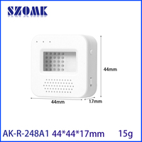 Boîtier d'affichage pour thermomètre numérique 44*44*17MM avec IA Cloud Chat et haut-parleur intelligent pour assistant vocal