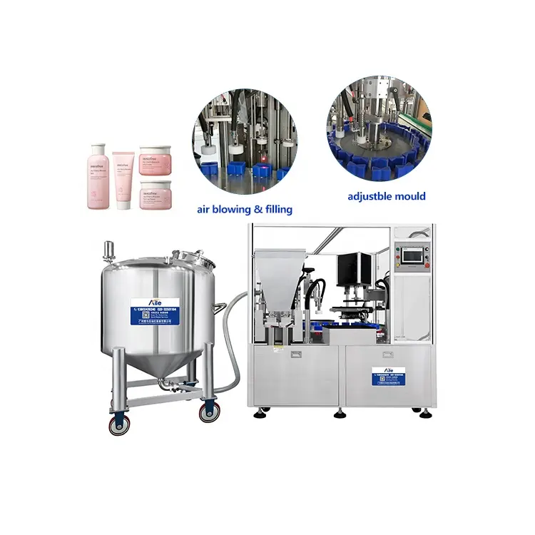SUS 304 Automatic Cosmetic Filling Machine Cosmetic Lotion Filling Machine