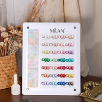 Nouveau Kit Compact Milan 28 Couleurs Dream Candy 15ml Gel UV pour Ongles Effet Œil de Chat Imperméable et Séchant pour Nail Art Gels Magnétiques Usage Professionnel en Salon
