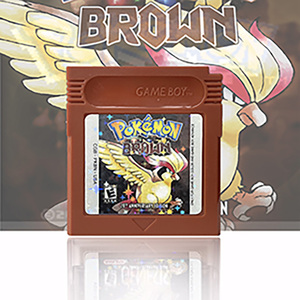 ตลับเกมส์ USA Version BROWN NO RTC สำหรับเครื่องเล่นเกมส์ GBC ภาษาอังกฤษ  แบบแฮ็ค - Product Image 1
