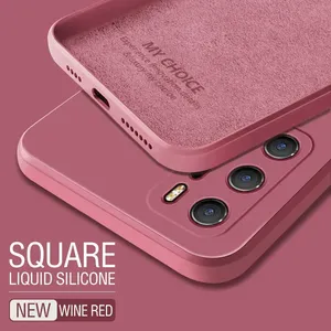 Coque de protection en <span class=keywords><strong>silicone</strong></span> liquide de 2mm pour <span class=keywords><strong>Samsung</strong></span> Galaxy S24 S23 Ultra S22 S21 S20 FE <span class=keywords><strong>S10</strong></span> <span class=keywords><strong>Plus</strong></span> Housse souple antichoc - Product Image 4