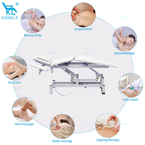 Table de massage de <span class=keywords><strong>spa</strong></span>, disponible en noir, pour massage de beauté, lit de thérapie physique, chiropratique - Product Image 6