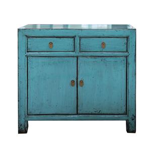 أثاث كلاسيكي عتيق عالي اللمعان خزانة جانبية من الخشب الصلب لوحة عتيقة صينية من جانسو - Product Image 5