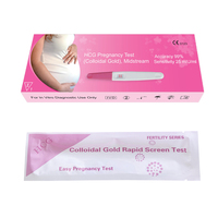 Prueba de Embarazo HCG Estándar Médico DEEPBLUE, Alta Precisión, Detección Temprana, Manual, Certificado CE, Kits para Uso Doméstico