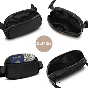 Venta al por mayor personalizado Multi-Bolsillo Lulu <span class=keywords><strong>Riñonera</strong></span> Nylon Bum Best Hip Crossbody ajustable Mujeres Deportes al aire libre <span class=keywords><strong>Riñonera</strong></span> de viaje - Product Image 2