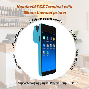 Terminale POS Portatile Android 14.0 con Schermo Touch da 5,99 Pollici e Stampante Termica da 58mm, Ideale per la Stampa di Biglietti di Parcheggio - Product Image 4