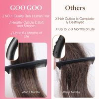Extensions de cheveux humains 100% vierges Remy à bandes adhésives, vente en gros, pointe en U, cuticule complète, lisses, invisibles, extensions de cheveux naturels