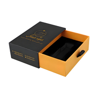 Boîte cadeau en carton rigide personnalisée de luxe en gros, avec tiroir coulissant et logo imprimé
