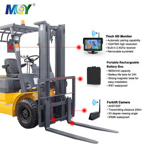 MCY Carriage Mount Road <span class=keywords><strong>Camera</strong></span> Carga View Empilhadeira <span class=keywords><strong>CCTV</strong></span> <span class=keywords><strong>Camera</strong></span> System Com Banco De Potência Móvel - Product Image 3