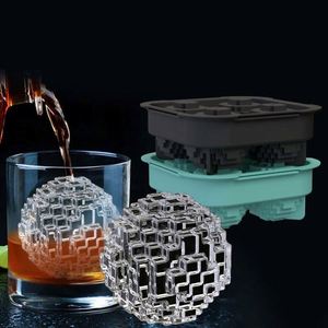 Molde de Silicona 3D Ecológico y Portátil para Cubitos de Hielo, de Grado Alimenticio, con 6 Cavidades, para Hacer Helados, con Logotipo Personalizado, Sostenible y Reutilizable - Product Image 3