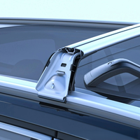 Barres transversales de toit en alliage d'aluminium, capacité de charge de 100 kg, barres de toit universelles pour SUV, camion, montage sur toit avec système de fixation par boulons