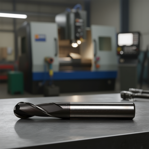 Fresa de carburo estándar Ttake Ta1413 con recubrimiento Nano TiAln, punta esférica helicoidal de 30 grados, 2 filos - Product Image 3