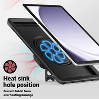 Coque de téléphone portable antichoc pliable style INS en PC+TPU avec support pour enfants, compatible Tab S10 FE/S9 11''/8.7'' SM-X216B SM-X110