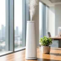 Diffuseur d'arômes blanc, technologie d'air froid, humidificateur d'huiles essentielles, brumisateur de parfum pour comptoir, pour la maison et le bureau