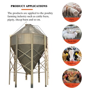 <span class=keywords><strong>Silo</strong></span> de stockage de ferme personnalisé en usine 4 <span class=keywords><strong>8</strong></span> <span class=keywords><strong>Silo</strong></span> en acier galvanisé de 10 tonnes Grain maïs blé - Product Image 2