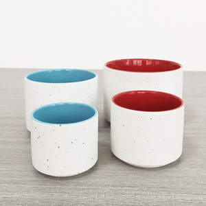 Juego de tarros de cerámica redondos de color sólido para té, café, granos, aperitivos, uso en la cocina - Product Image 4