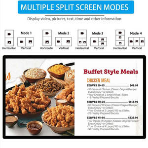 Layar penanda Digital dalam ruangan 2K/4K, layar tampilan jendela kecerahan tinggi 32/43/49/55/65/75 inci - Product Image 3