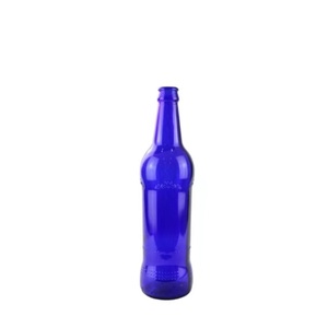 Leere Bierflasche Preis Benutzer definierter Großhandel Leer Blau/Bernstein 375ml/ 500ml/600ml Preis Bierglas flaschen - Product Image 3
