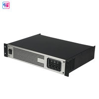 Amplificateurs audio de scène professionnels haute puissance SM4-600 4*600W avec boîtier métallique pour spectacles sonores en direct, systèmes d'équipement DJ