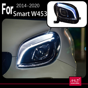 AKD ไฟหน้ารถยนต์สำหรับเมอร์เซเดส-เบนซ์,ไฟหน้าอัจฉริยะ LED DRL ไฟวิ่งลำแสงซีนอนคู่ไฟตัดหมอกไฟตานางฟ้า - Product Image 2