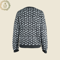 KD – pull tricoté à la main pour femme, pull-over en Mohair moderne et à la mode