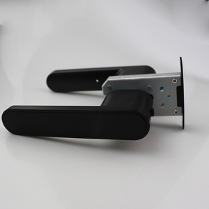 Matt Đen nhôm từ khóa cửa với nút phát hành tích hợp khóa cửa với chốt từ - Product Image 4