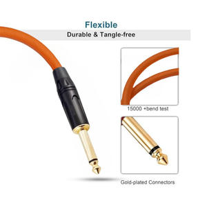 3.5mm To 6.5mm Audio <b>Cable</b> Male To Male Dual Core For Microphones Mixers Amplifiers Speakers Recording Use PVC Jacket Braid - Product Image 3