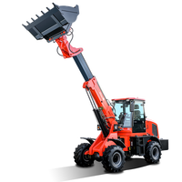 Kuzey amerika için bom kepçe 600 ila 2500kg inşaat ve tarım makineleri tier 4 motor teleskopik kepçe uzatın