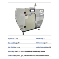 Machine d'essai d'impact Charpy avec capteur d'angle haute précision pour la détection des paramètres de résistance des caoutchoucs durs et du nylon