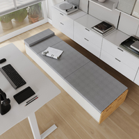 Canapé-lit pliant compact et polyvalent, fonctionnel, doux, gain de place, design moderne, solutions de mobilier de chambre à coucher