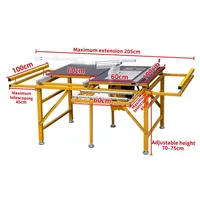 Scie à table pour le travail du bois LY, personnalisable, multifonction, sans poussière, avec tête de lame simple/double pour routeur, coupe droite/biseautée