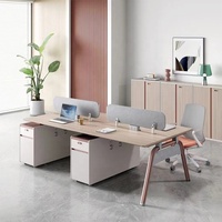 Bosun moderne 4-6 personnes debout poste de travail bureau mobilier de bureau bureau réglable en hauteur