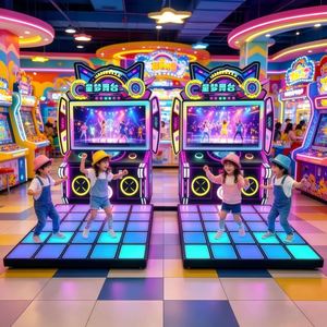Équipements de divertissement pour salles de jeux vidéo - Scène de rêve pour enfants - Fabricant de machines de danse et de jeux - Product Image 1