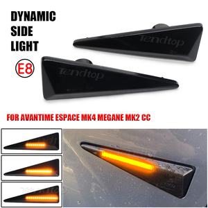 Luces de posición <span class=keywords><strong>lateral</strong></span> dinámicas de señales LED para Renault Megane MK2 Vel Satis Avantime Scenic MK2 Espace MK4 lámparas indicadoras intermitentes - Product Image 6
