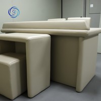 Ensemble complet anti-choc en mousse nano sur mesure résistant aux rayures pour table, chaise, lit et toilettes, idéal pour les salles de soins psychiatriques
